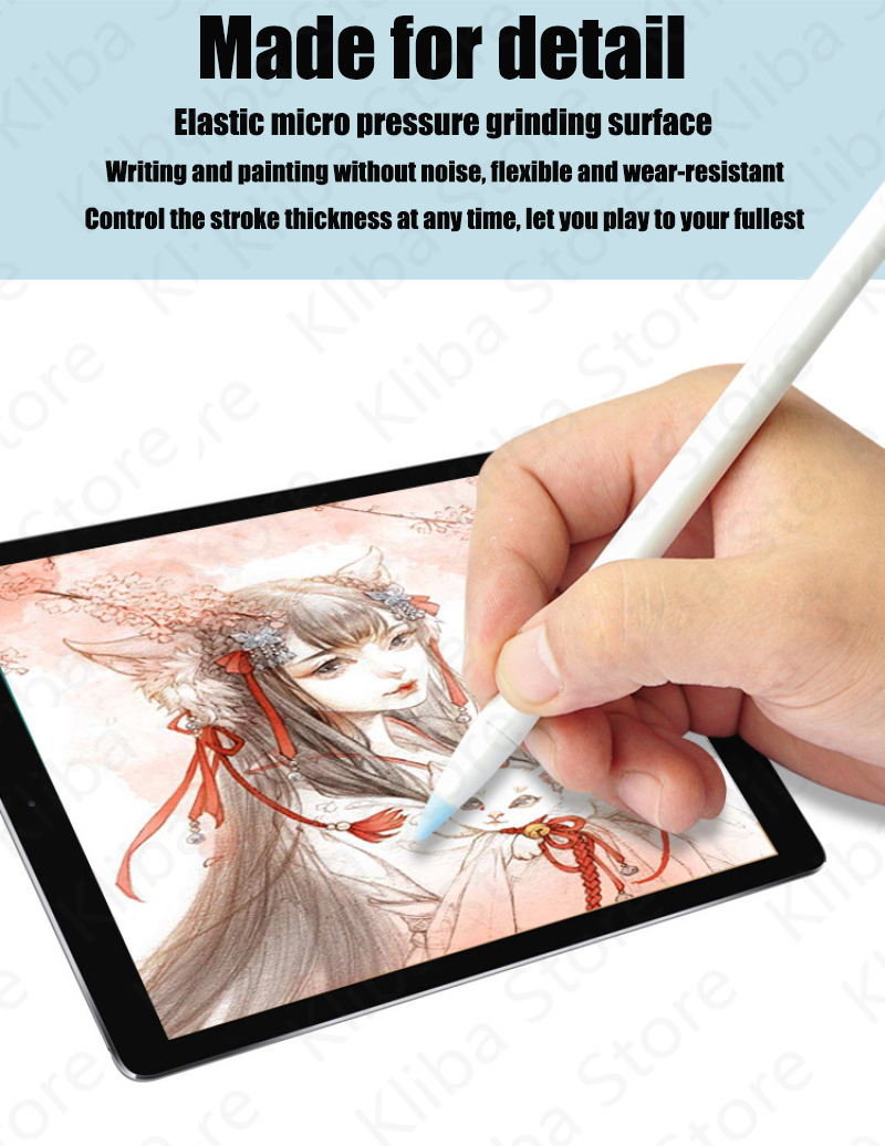 Pencil Tip Cover For Apple Pencil 2nd 1st Generation Mute Silicone Nib Case For Pencil Cover Skin Screen Protector