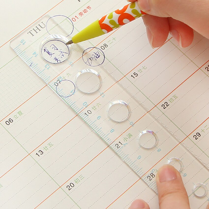 4pcs/set plastic Ruler Protractor Student Maths Geometry Metal Triangle Ruler Set Office School Supplies Learning Measuring tool