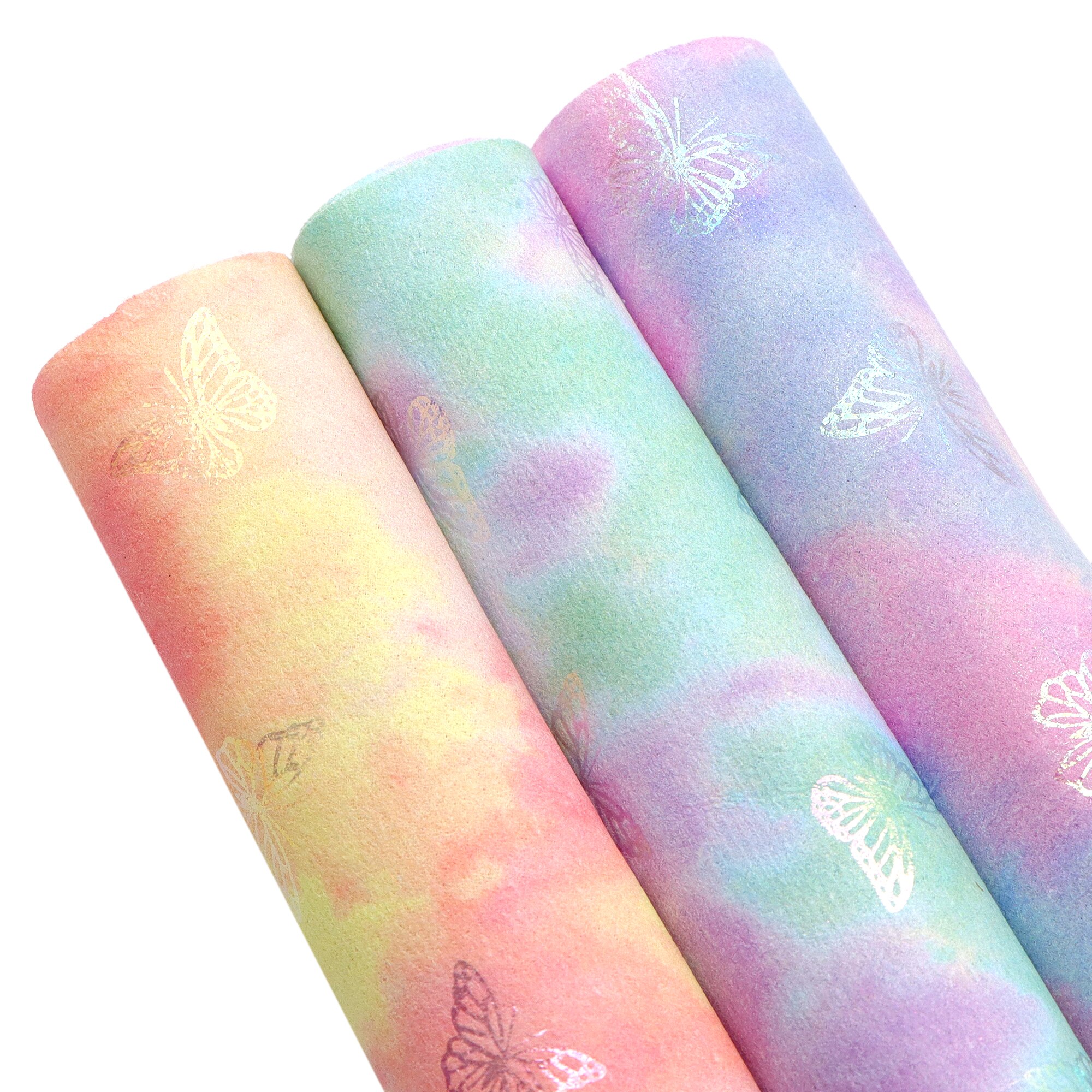 Tie Dye Faux Leather Sheets Bump Textured Foil Synthetic Leather Fabric 20x33cm for DIY Earrings Hair Bows Pouches Crafts