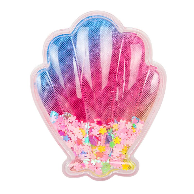 Hair Brush Shell Hair Brush,NO Detangler No Static Hair Brush,Glitter Sparkling Hairbrush for Wet & Dry Hair