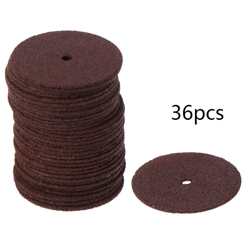 36Pcs Dremel Accesories 24mm Abrasive Cutting Discs Cut Off Wheels Disc for Dremel Rotary Tools Electric Metal Wood Cutting Tool: 36pcs BN