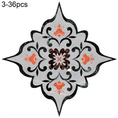 36Pcs Tile Decals Self-adhesive Waterproof PVC Durable Self-adhesive Floor Stickers Tile Stickers Home Decoration: 3