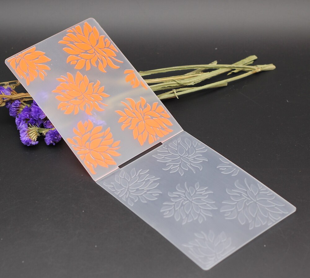 PLASTIC EMBOSSING FOLDERS flower romantic sunflower DIY scrapbook album card packing decoration cutting dies paper craft