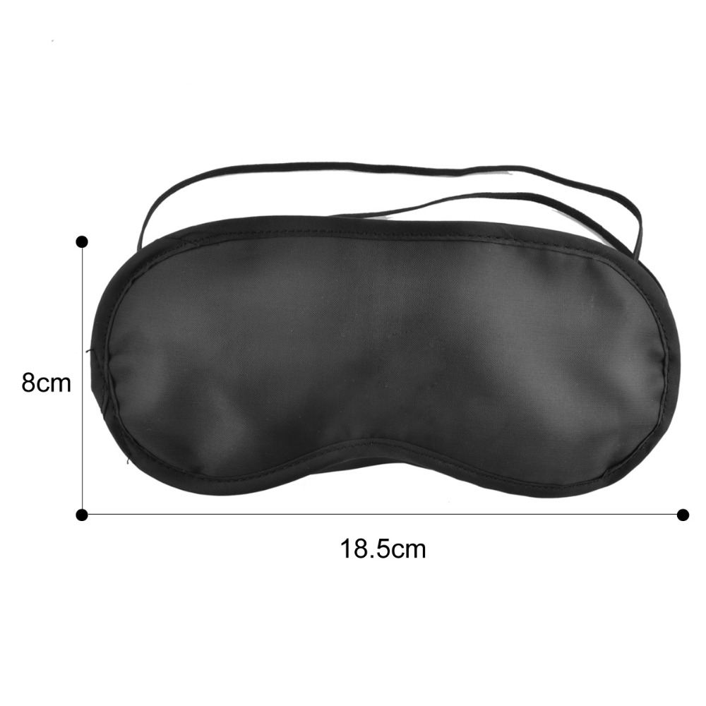10 Teile/los Weiche Reisen Schlafen Augen Maske Schwarz Schatten Entspannen Schlaf Frauen Männer Augenbinde Augenklappe Nacht Augenklappe