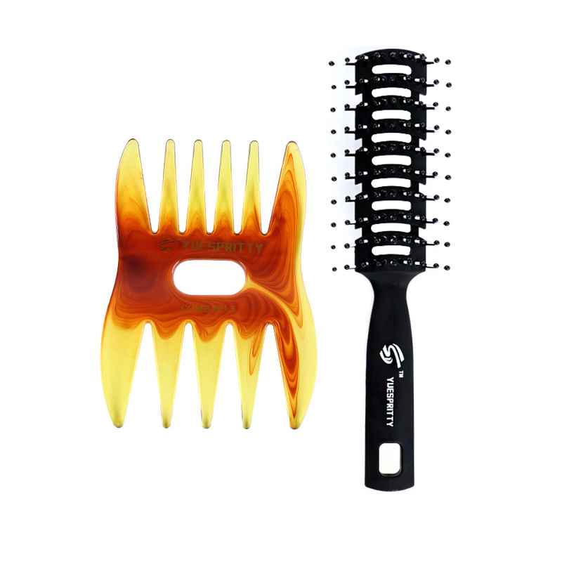 Men's beard comb Hair Oiling Comb For Man Styling Comb Tool Plastic Wide Tooth Comb: HPSNO5 YP