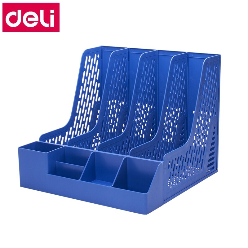 Delikatessen 78981 kunststoff Dokument Kasten mit stift Stand HÜFTEN datei korb datei tablett dokumente Verwaltung blau schwarz grau farben Optional