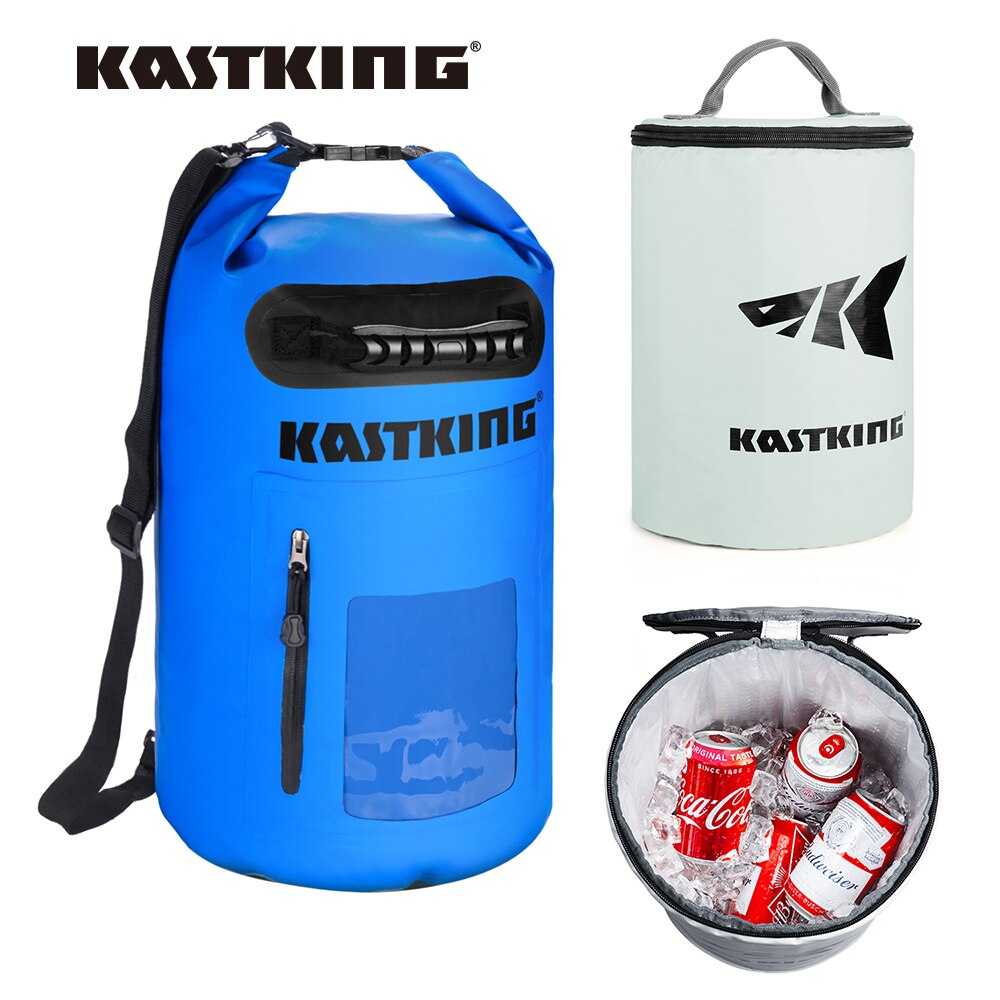 KastKing Koldness 100% Leakproof Soft Sided Cooler Bag 100% Waterproof Dry Bag Ice bucket for Outdoor Camping Kayaking Beach