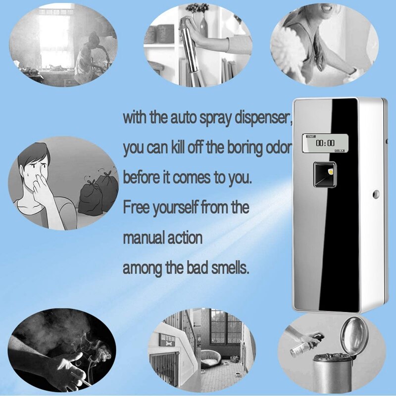 Automatisk luftfrisker til hotelhjem regelmæssig parfume sprøjte maskine vægmonteret duftdispenser diffusor