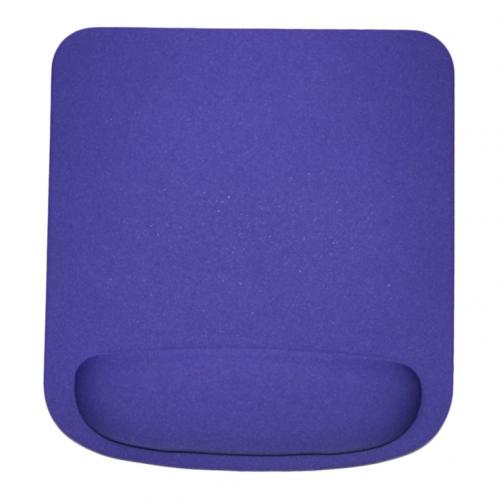 Anti-slip Soft Sponge Mat Gaming Mouse Pad Cushion with Wrist Rest PC Accessory Anti-slip Mouse Pad Sponge Cloth: Purple