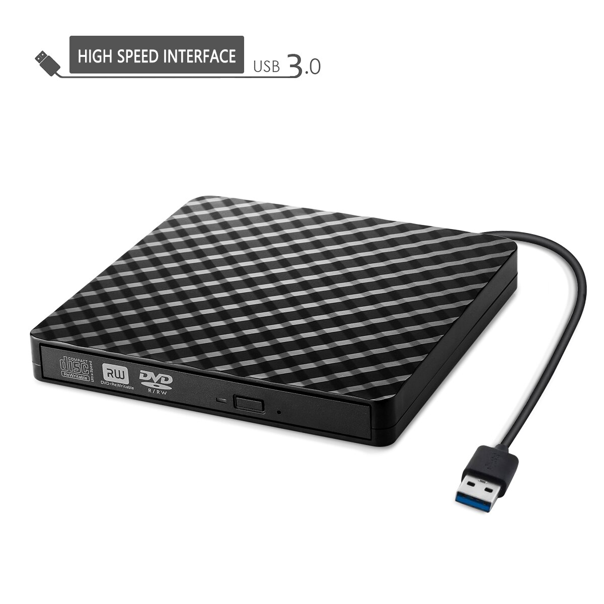 Externe Dvd Drive Meerdere Formaten Ondersteund Externe Dvd Drive Cd/DVD-RW CD-RW Schrijver/Brander Usb 3.0 Externe dvd Drive: Diamond cut