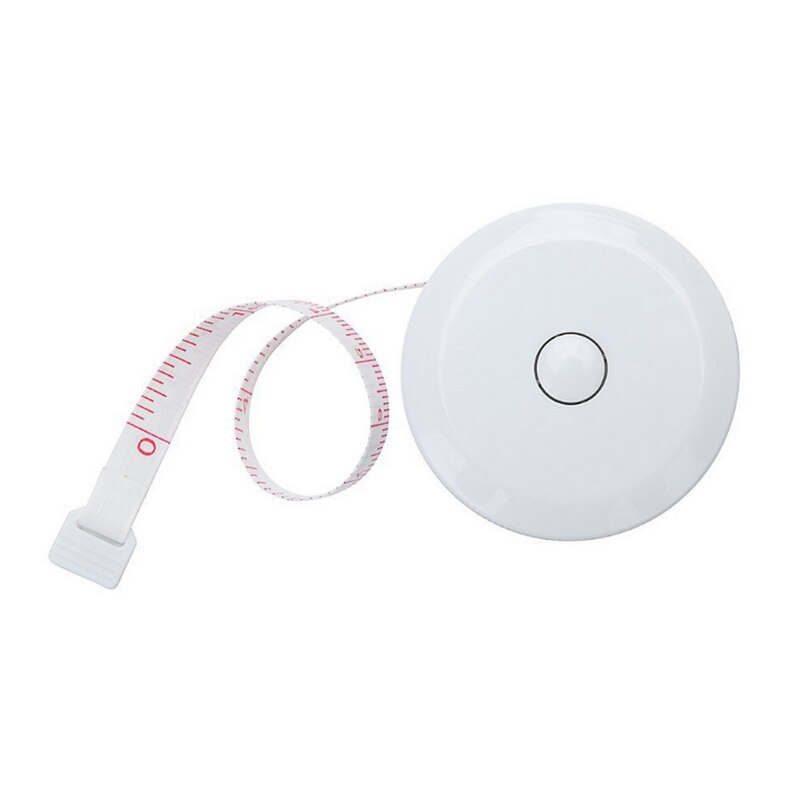 1.5m ruban mesure Portable taille circonférence mesure ruban enfants hauteur règle centimètre pouce rouleau ruban filles: white circle
