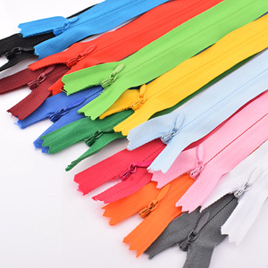 3 # Nylon Spoel Rits, 12 Stks/partij, Lengte 28 Cm, Voor Kussen, Jurk, Tassen, broek Kant Onzichtbare Rits, Rok, Diy Handgemaakte Accessoires: Mix Color 12PCS