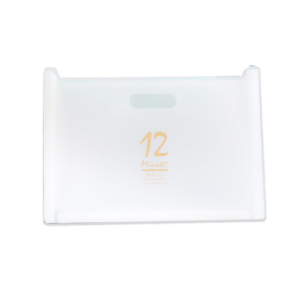 TOPPER 12 Pockets Expanding File Folder A4 Organizer Portable Business File Office Supplies Document Holder Carpeta Archivador: Transpar Horizontal