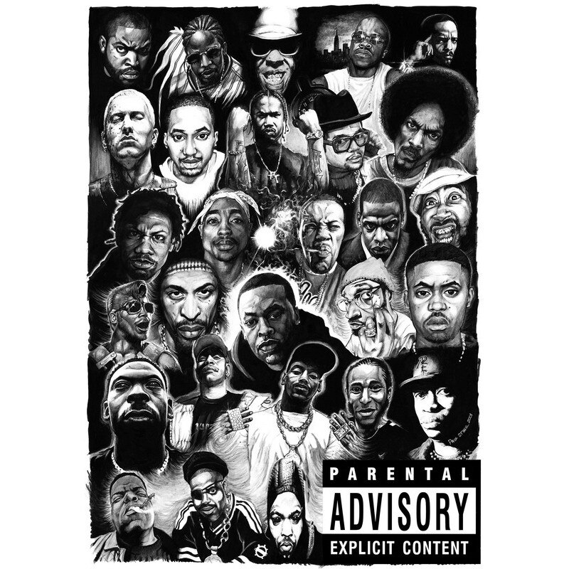 Parental Advisory Explicit Lyrics (POSTER)