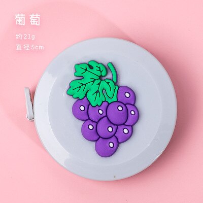 Cute Mini Tape Measure Fun Cartoon Portable Tape Measure Multifunctional Measuring Tool Measurements Leather Tape Measure: 9