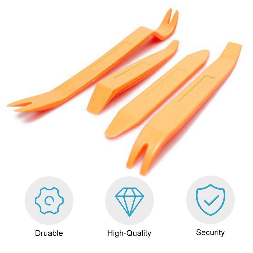 Kit d'outils de démontage de la garniture | Panneau de clips de porte de l'auto, Navigation démontage de la balançoire, outil de Conversion de la balançoire en plastique de la voiture, 4 jeux