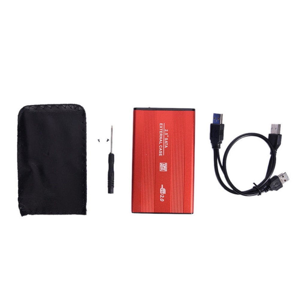 2.5 usb 2.0 eksterne hdd kabinett boks 480 mbps støtte 3tb aluminium harddisk boks ssd boks