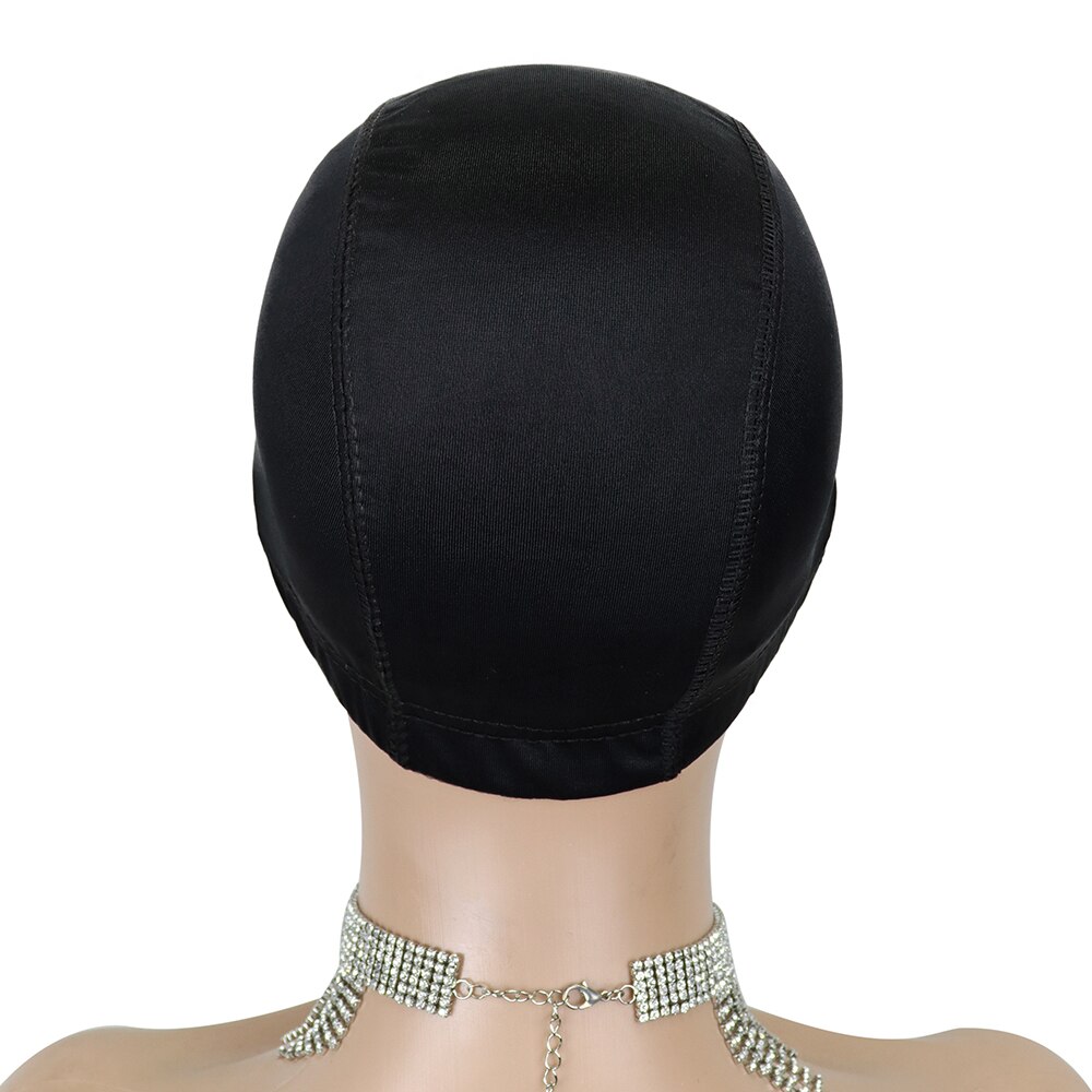 1 Pc Black Dome Cornrow Wig Caps Easier Sew In Hair Stretchable Weaving Cap Elastic Nylon Breathable Mesh Net hairnet