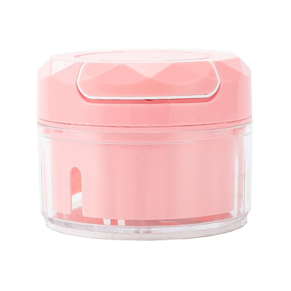 Mini pomme de terre carotte ail Cutter robot culinaire broyeur manuel hachoir à viande manuel fruits légumes hachoir trancheuse cuisine outil: Type A Pink