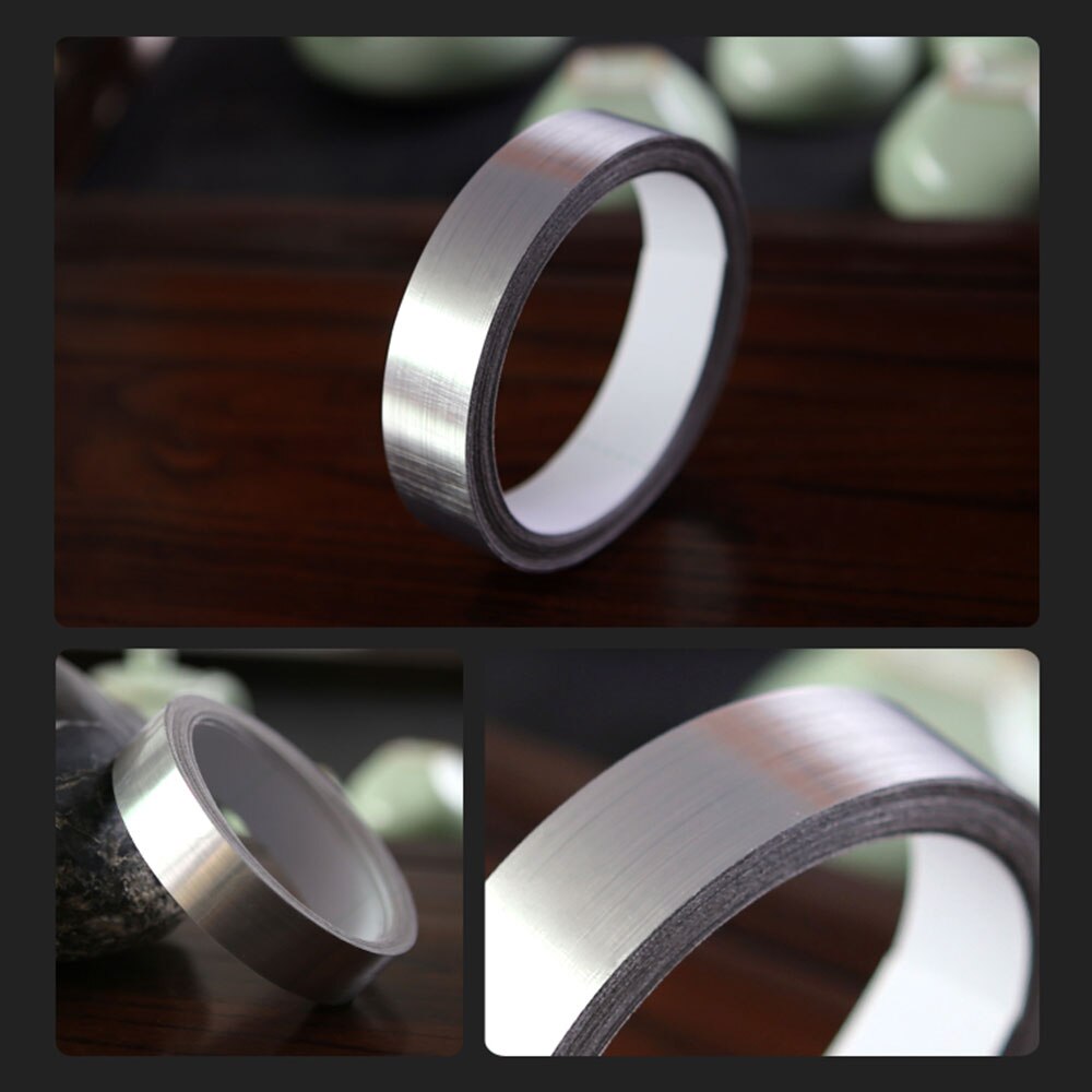 50M Mold Proof Gap Tape Self Adhesive Seam Wall Line Paste Gold Foil Line Floor Tile Ground Strip Tape Gap Stickers Home Decor