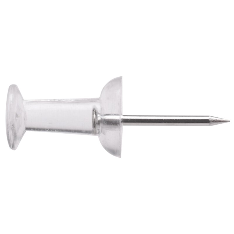 40pz puntine da disegno trasparenti puntine da disegno in acciaio scuola ufficio bacheca: Default Title