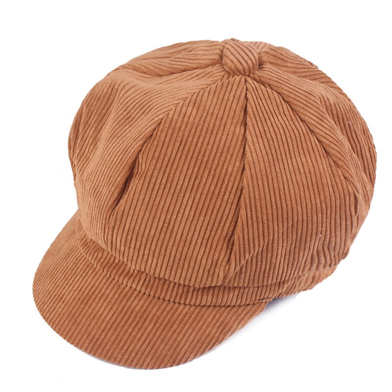 Shaluotaotao efterår vinter kvinder newboy kasketter snapback vild foldbar ottekantet kasket trend dame mærker fritid hat