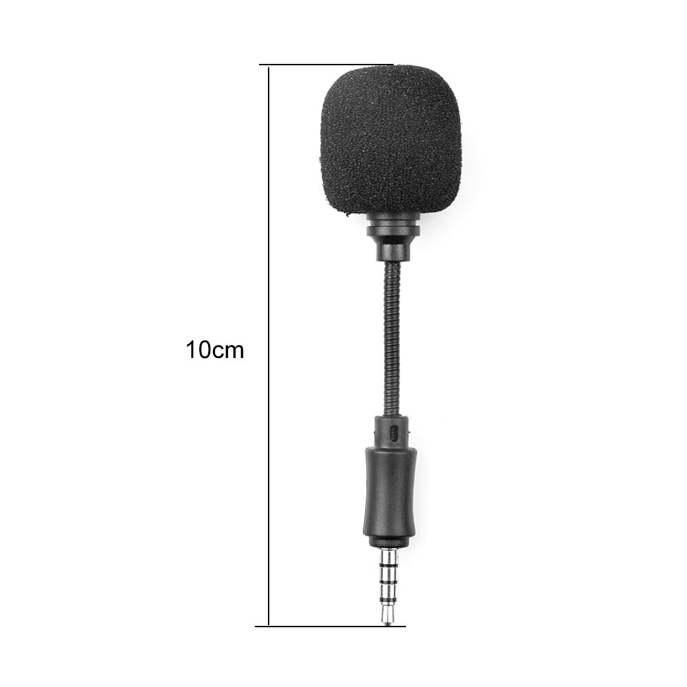 Kebidu Draagbare Mini Microfoon 3.5Mm Aux Mono/ Stereo/ 4 Pole Voor Mobiele Telefoon Computer Laptop Pc Opname thuisgebruik