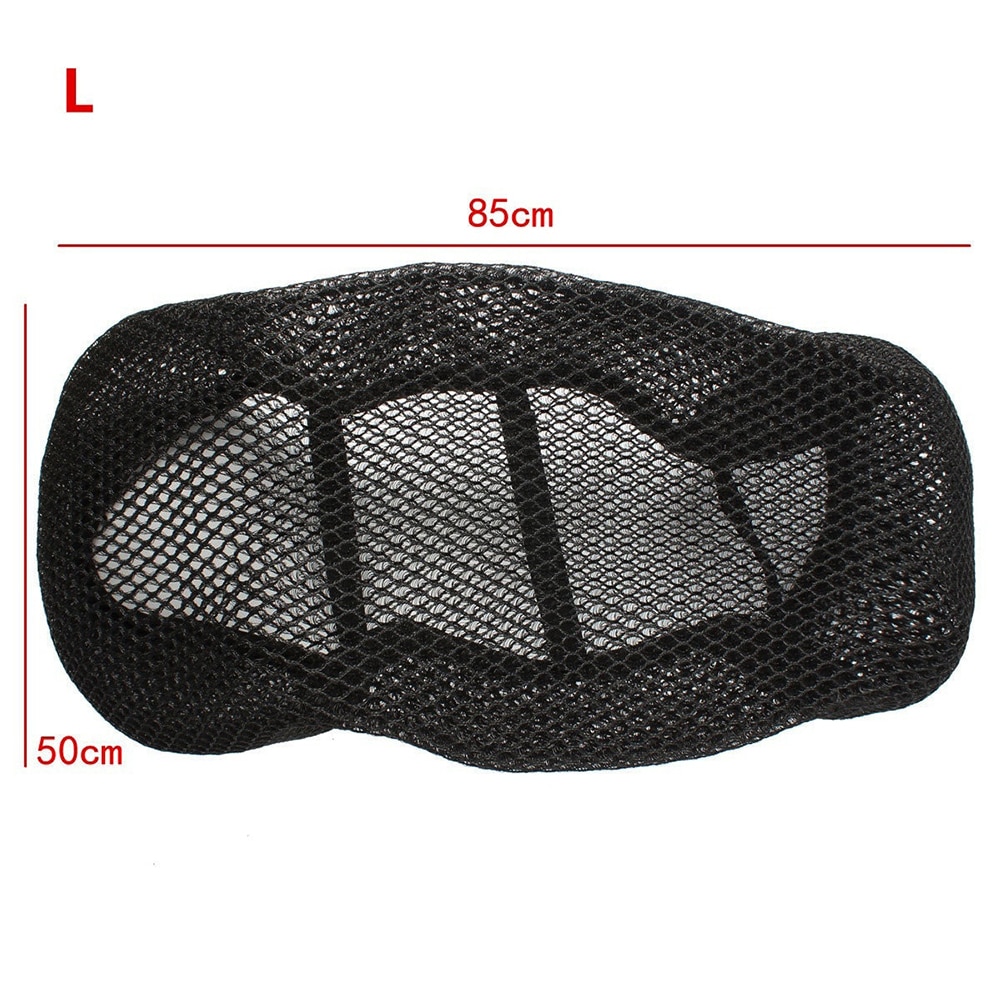 Summer Cool 3D Mesh Motorcycle Seat Cover Breathable Sun-proof Motorbike Scooter Seat Covers Cushion For Yamaha Suzuki