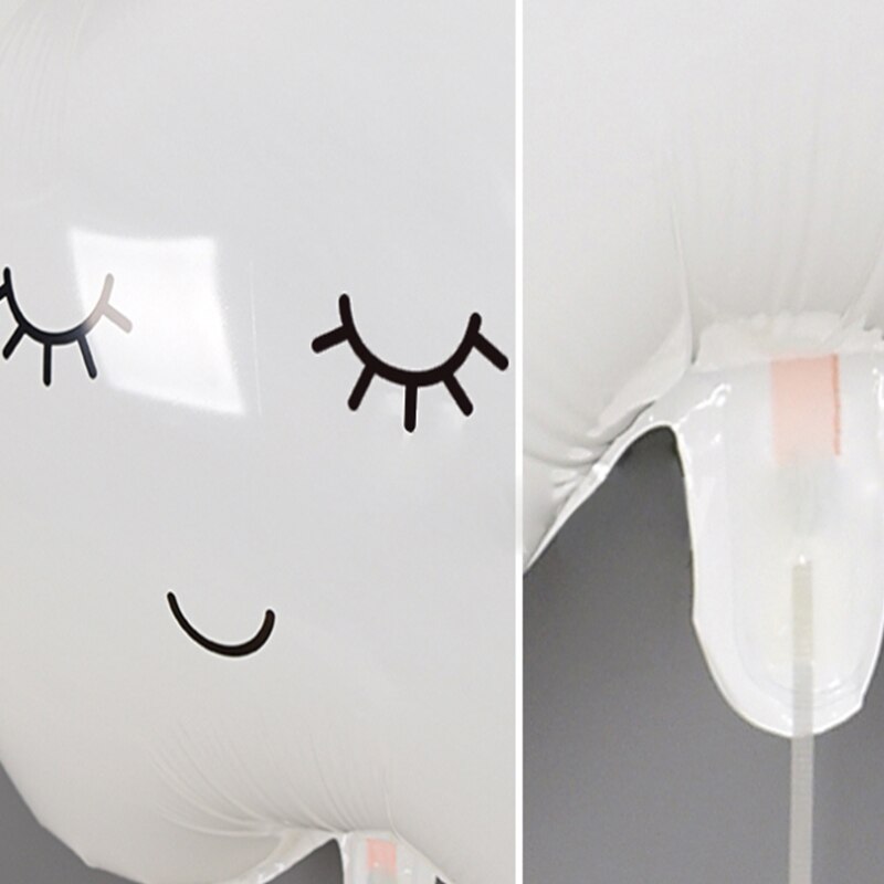 1Pcs Regenboog Glimlach Zon Cloud Folie Ballonnen Verjaardagsfeestje Kids Baby Shower Decoratie Helium Ballonnen Bruiloft Benodigdheden