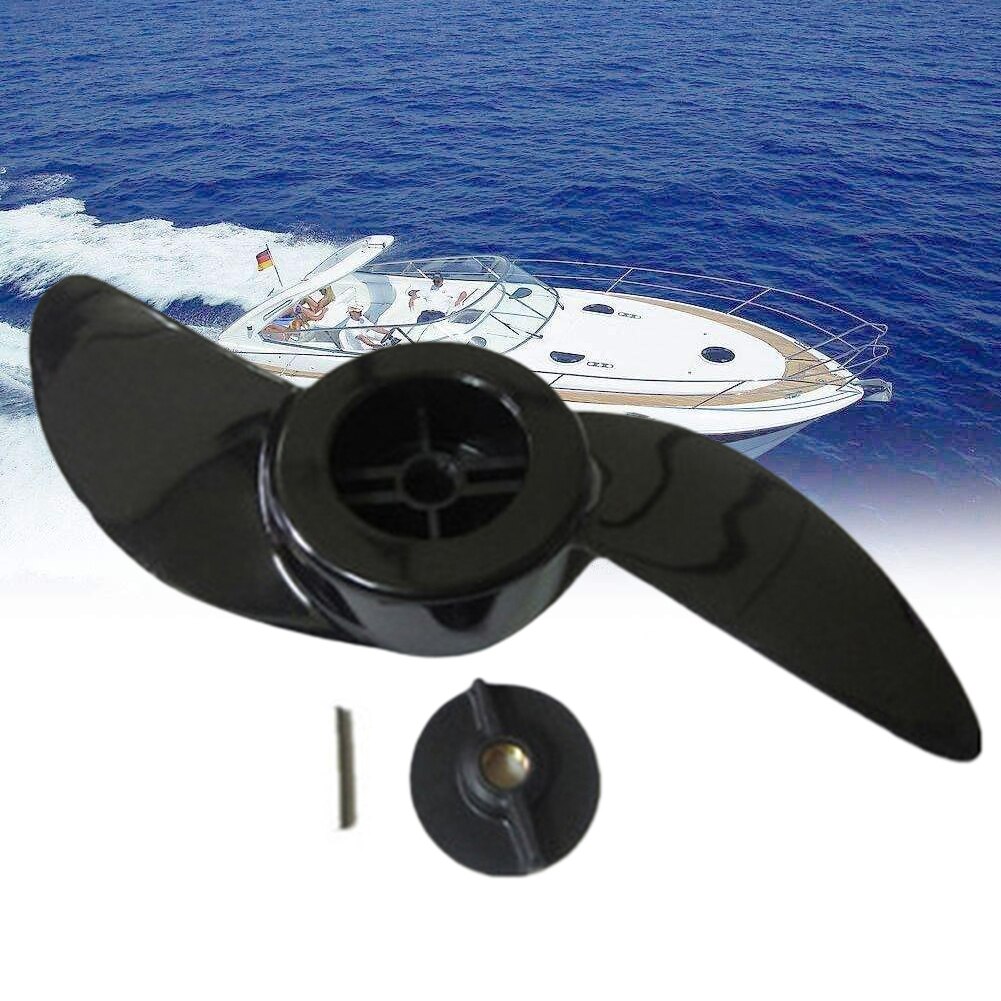 2 Blades Practical Marine Outdoor Boat Propeller Fishing Easy Install Durable Outboard Motor Electric Engine For Haibo ET34L