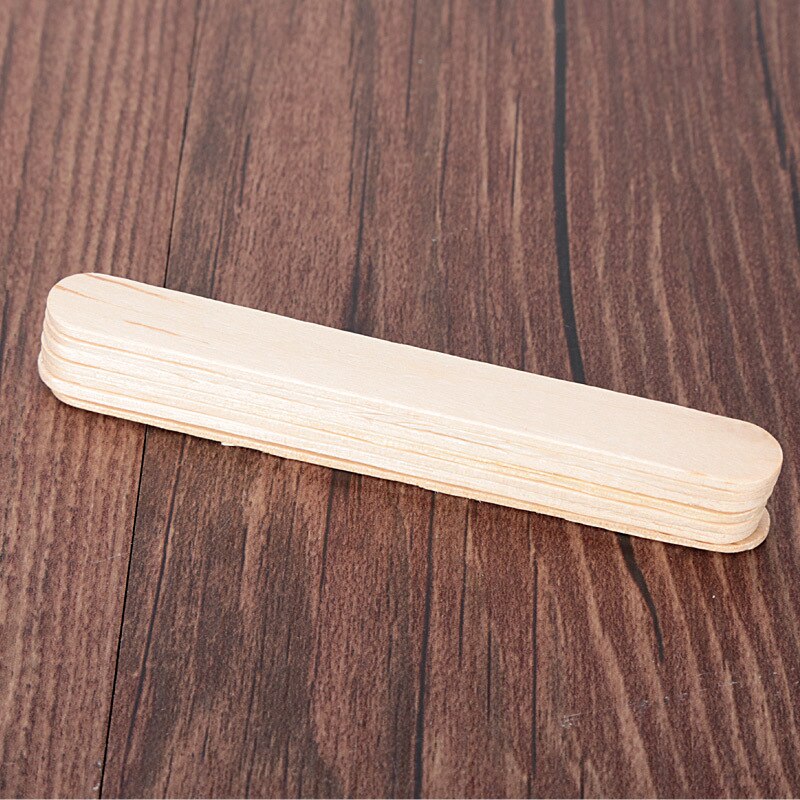 50/100 stuks ijsstokjes, natuurlijke houten stokjes, ijslepel, handwerk, kunstlolly's, ijsvormpjes, doe-het-zelfbenodigdheden