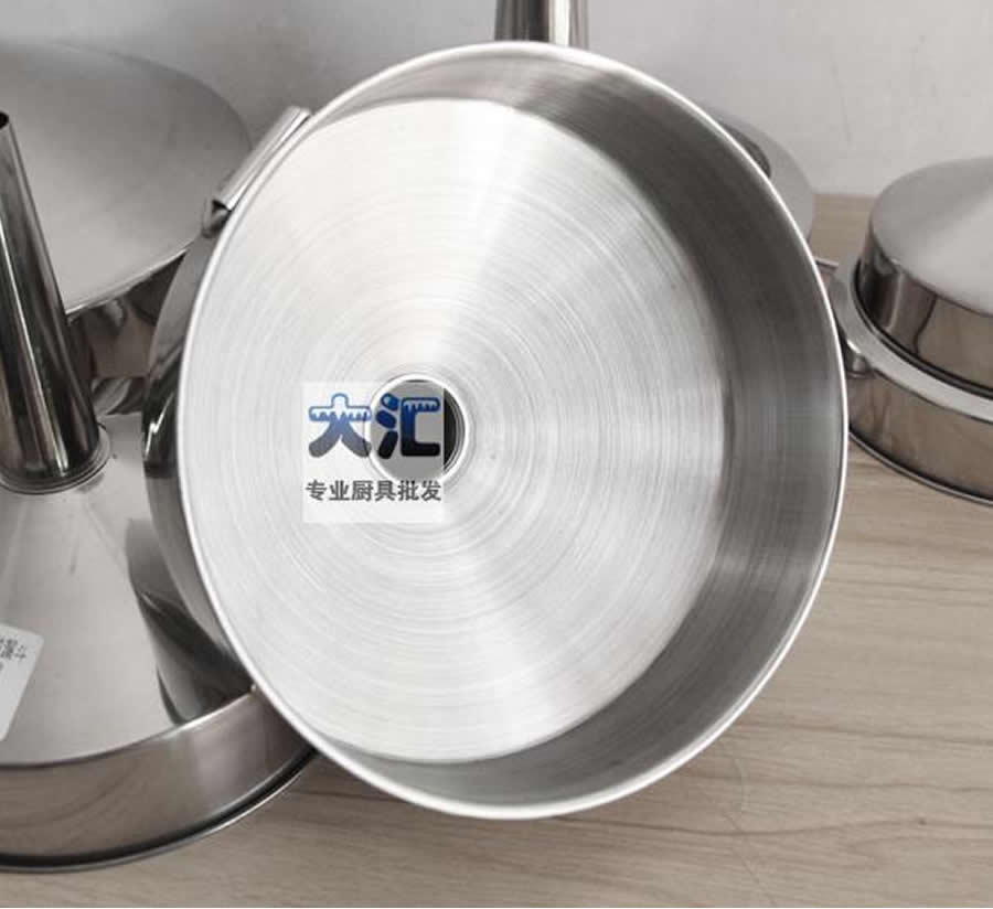 High stainless steel conical funnel small diameter tip leakage large car fuel funnel fine mouth 14CM 16CM 18CM 20CM