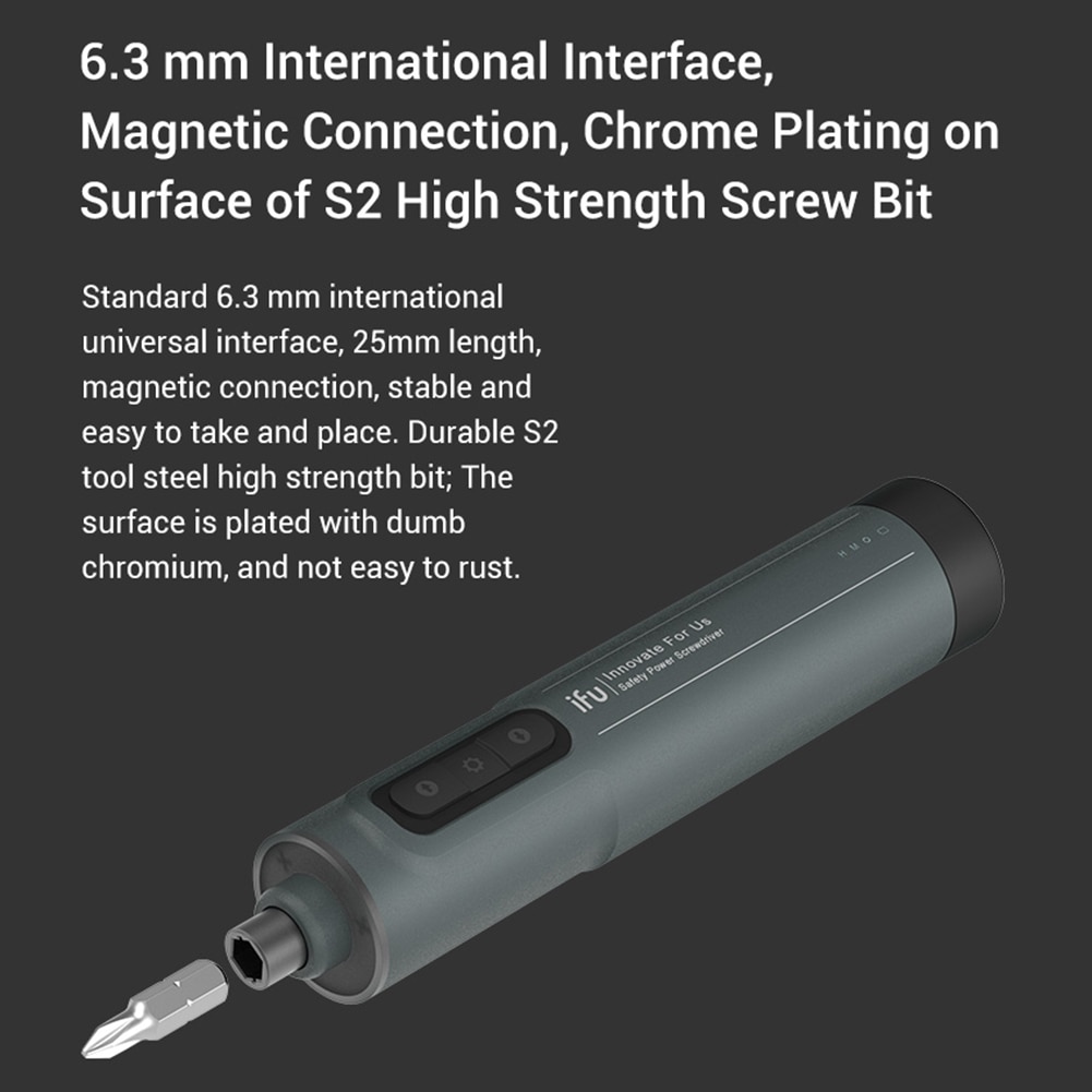 Electric Screwdriver Kit Cordless 9/29 Bits Drill Set Rechargeable with LED