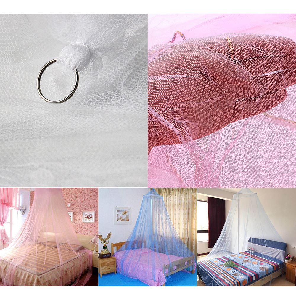 Sommar myggmedel insektsavvisande för dubbelsäng sommar polyester mesh tyg hem sovrum baby vuxna hängande dekoration