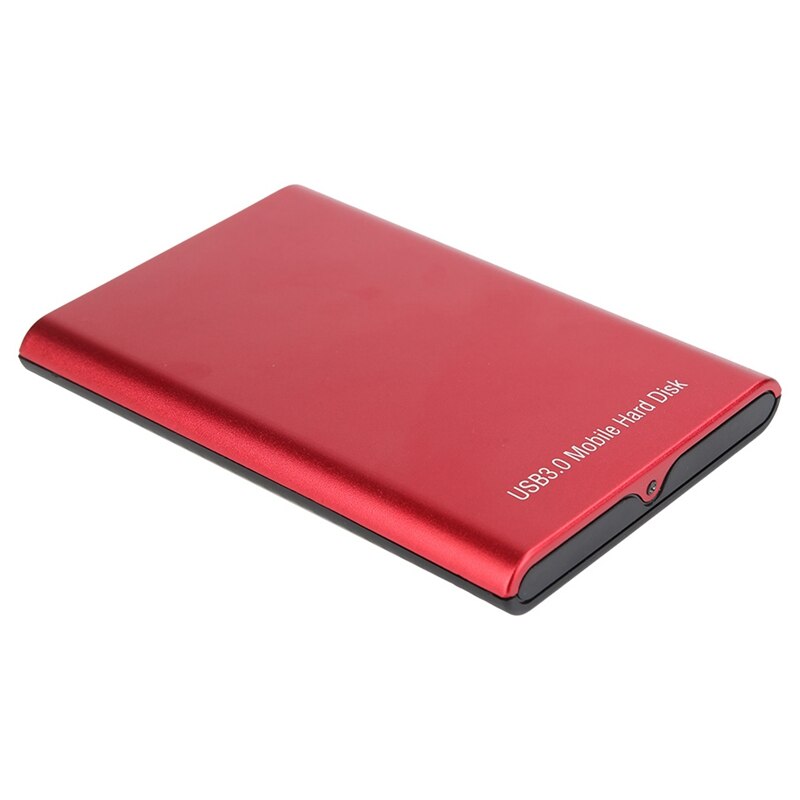 1tb discos rígidos externos usb 3.0 2.5 portátil ultra fino liga de alumínio metal disco rígido móvel: Red