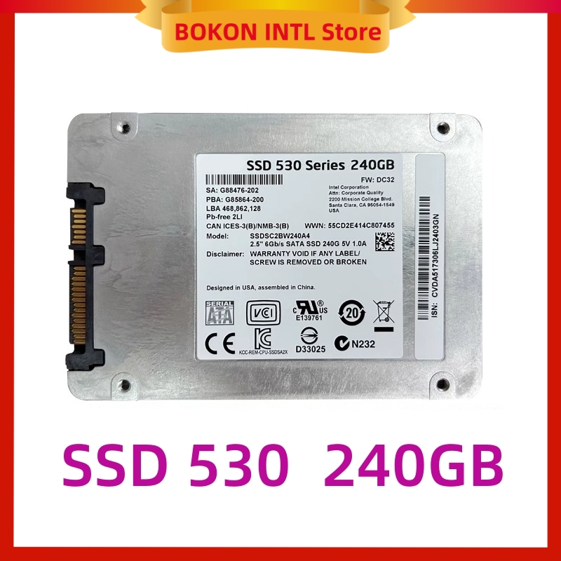 SSD DC S3500 SERIES 800GB 480G 300G 80G SSD 5300 240GB S3510 800GB 6 Gb/s 2,5 "SATA SSDSC2BB800G4 Unidad de estado sólido para INTEL: Negro
