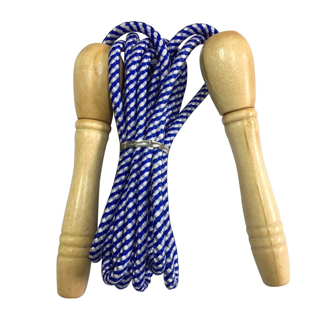 Wood Handle Jump Skipping Ropes Adjustable Fast Speed Fitness Jump Ropes Crossfit Training Boxing Sports Exercises Accessory: 3