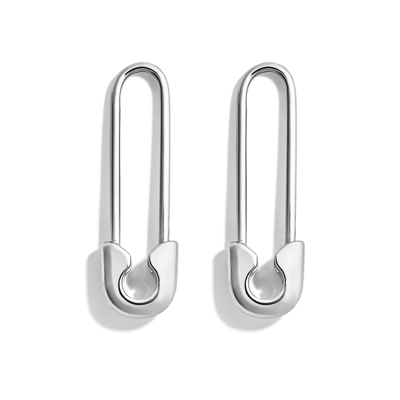 1 Paar Minimal Metalen Rose Goud/Gouden Veiligheidsspeld Oorbellen Voor Vrouwen Gir'ls Punk Piercing Stud Oorbel