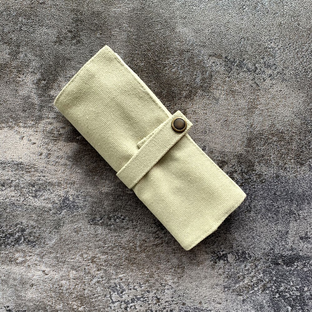 Nylon urbånd emballage taske til æble ur bånd boks rejse opbevaring taske til urbånd nylon / stål / læder / silikone armbånd taske: Khaki
