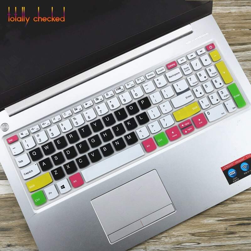 for Lenovo V15 iil iwl lil V15-IIL 15.6-inch Lenovo V 15 laptop Silicone Laptop Notebook Keyboard cover Skin: candyblack