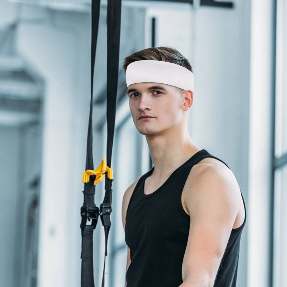 14 Stks/set Yoga Hoofdband Sport Effen Kleur Melk Zijde Fitness Elastische Zweetband Voor Effectieve Werken-Out Accessoires