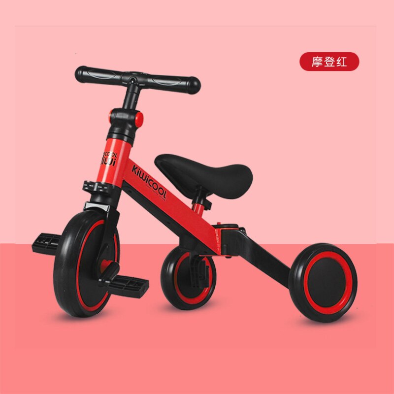 Drei in einem multi-funktionale freundlicher dreirad jungen und mädchen fahrräder freundlicher fahrräder 1-2-3-4-5 jahre alt,