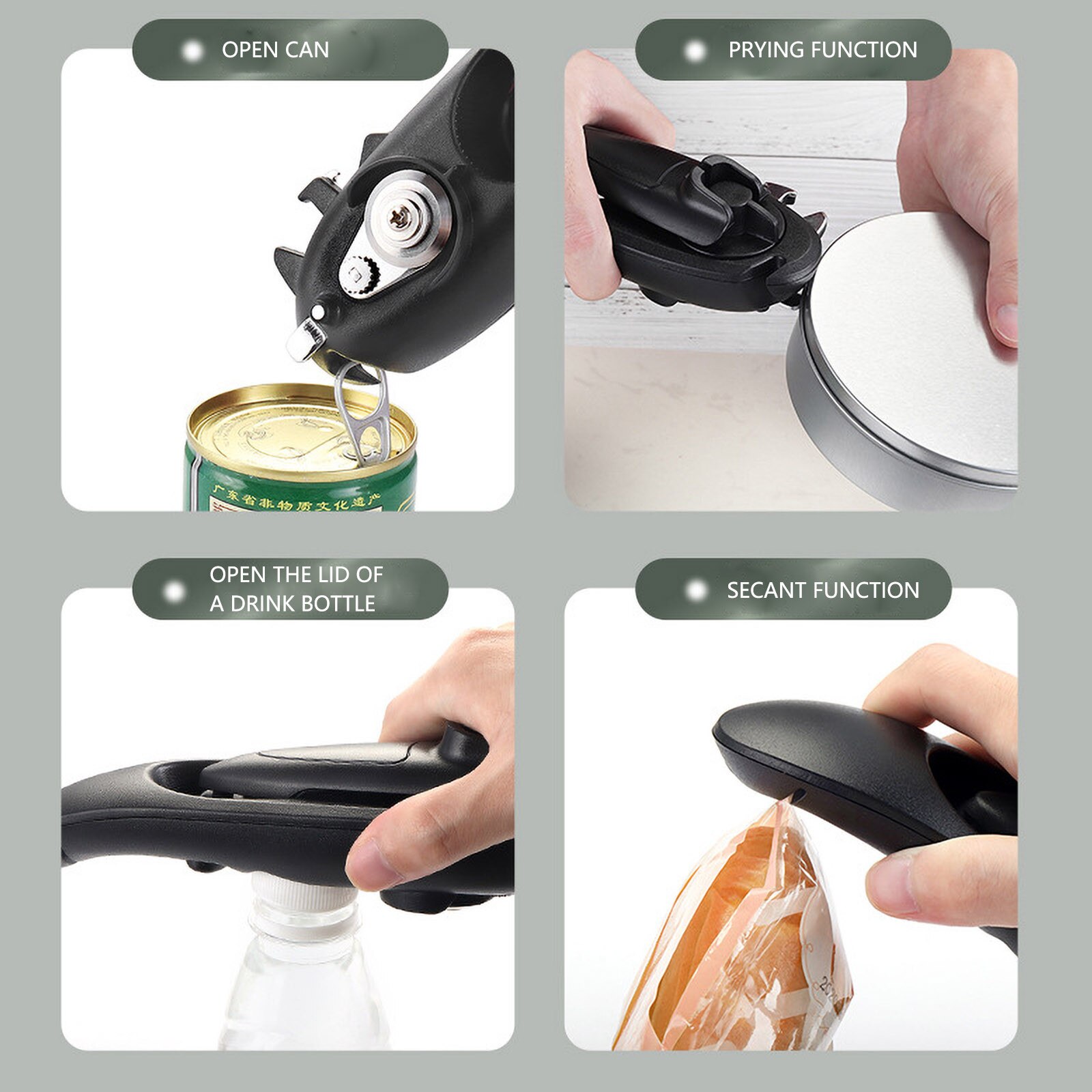 Electric Can Opener Can Open All Standard Size Practical Restaurant Party Home Can Opener Non Sharp Cans Automatic Restaurant