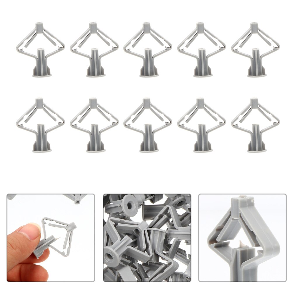 250 Pcs Anchor Premium Plastic Expansion Anchor Drywall Fixings Hardwares Accessories for Industry