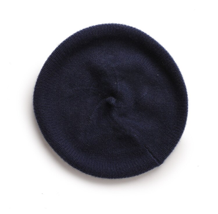 Naizaiga 100% Cashmere Outdoor warm shade cashmere beret warm hat ,SN263
