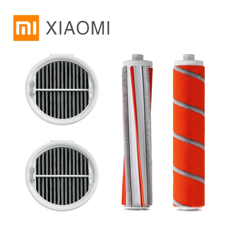 Originele XIAOMI ROIDMI F8 Deel Pack Handheld Stofzuiger Onderdelen Kits HEPA Filter Roller borstel Zachte Pluis Carbon fiber