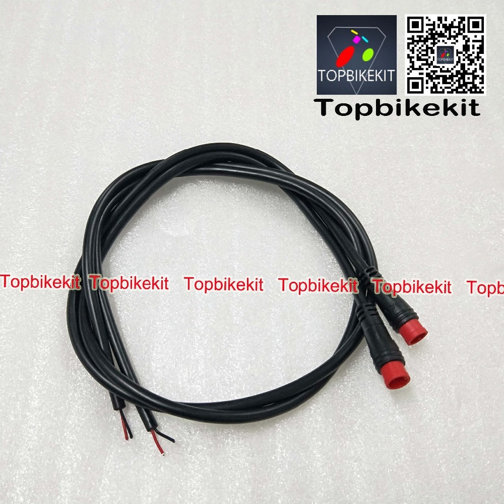 Julei 2pins waterproof cable connector male or female for ebike brake lever 55cm ebike parts