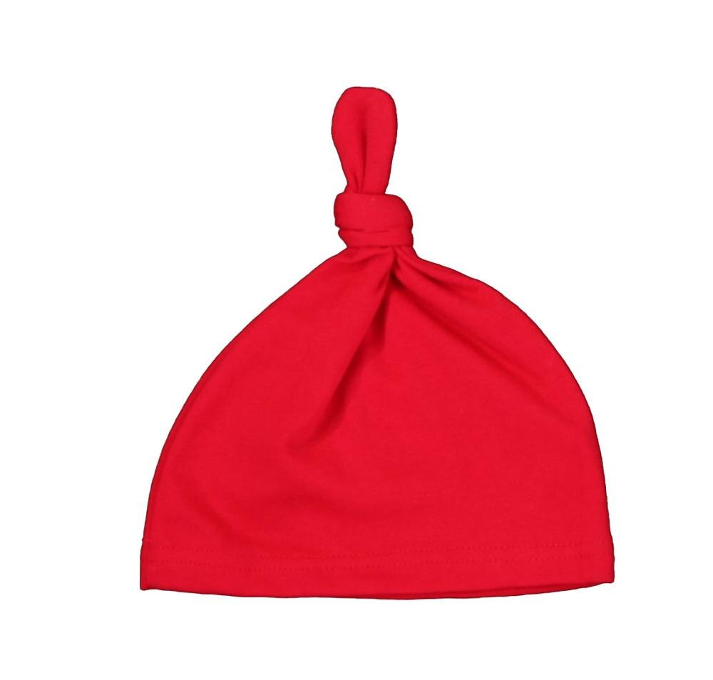 Baumwolle Neugeborenen Baby Hütte knoten Baby Mütze Hütte Für Jungen Mädchen Solide gestreift Neugeborene Kappe Ohren Frühling Sommer Baby Reifen kappen: Baby Hut 9