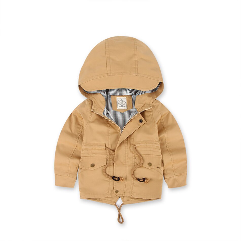 ZWY479 Hooded Warm Kids Jongen Bovenkleding Lente Herfst Jas Voor Jongens Kids Jas Winter Fleece Jassen Geul Kinderkleding