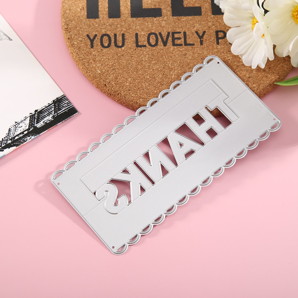 Alphabet Letters Decoration Paper Cutting Dies DIY Scrap Booking Photo Album Embossing Paper Cards